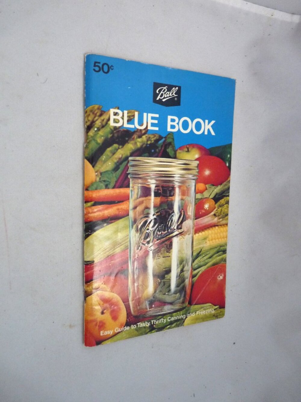 Ball Blue Book canning freezing book vintage cookbook
